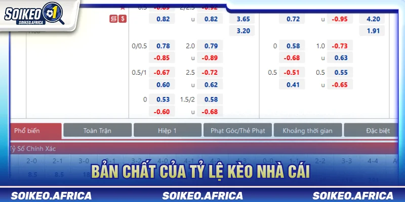 Tỷ Lệ Kèo Nhà Cái: Handicap, 1X2, Tài Xỉu & Odds Cơ chế hình thành tỷ lệ kèo nhà cái trước trận